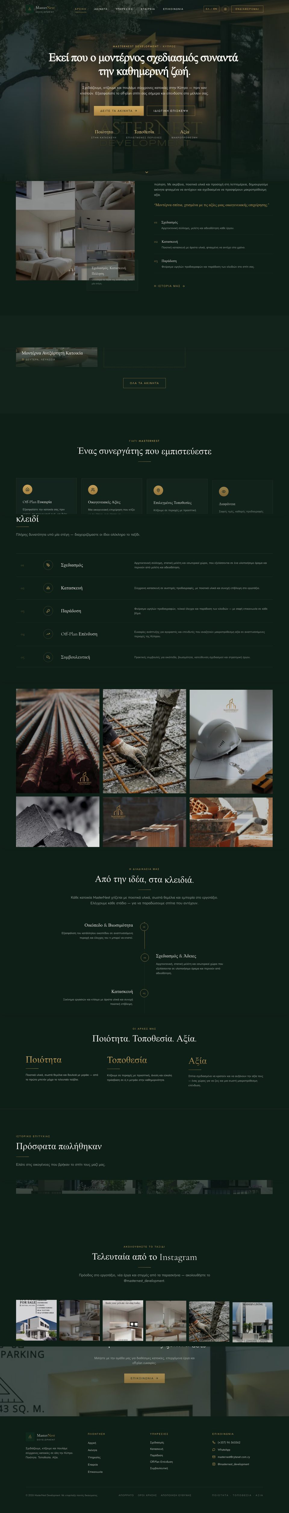 MasterNest Development — website